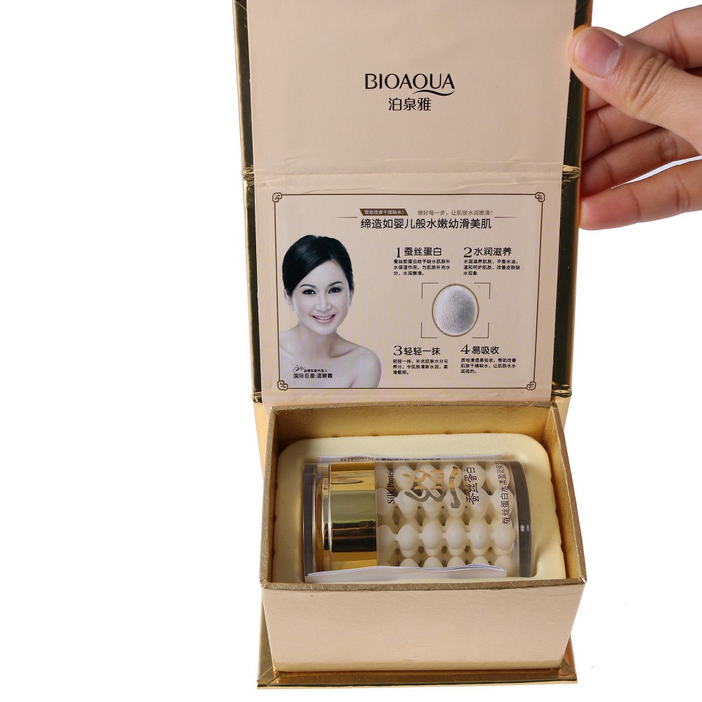Увлажняющий крем для лица Bioaqua с шелком Silk Protein 60 гр оптом - Фото №2